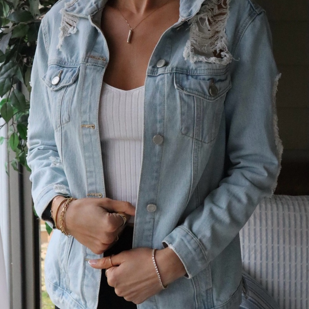 Women's Light Blue Denim Jacket